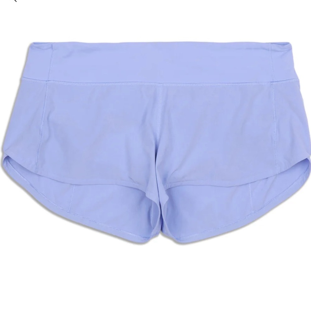 Lululemon Speed up shorts 2”in Hydrangea Blue